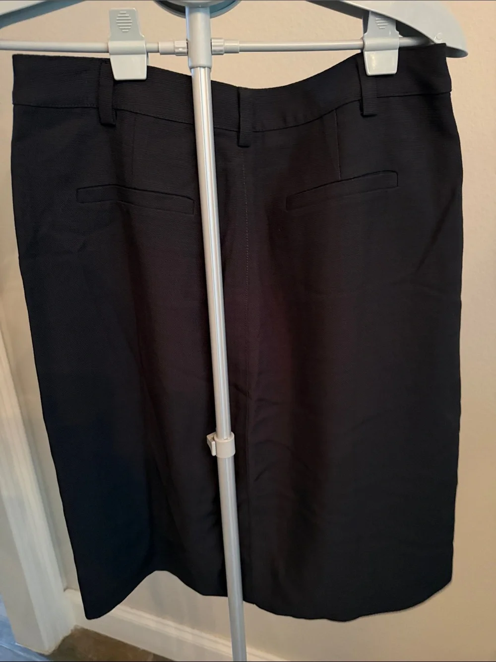 J.Crew Black Top with Ribbed Neck